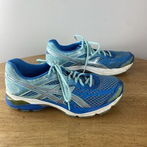 Asics Womens Gel Flux 4 Shoes Sneakers Size 9.5 Blue T764N Athletic Running
